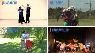 DANZAS FOLKLÓRICAS ARGENTINAS Explicación y ejemplos [upl. by Ahsaele]