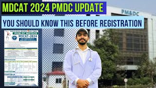 You Should Know This Before Registration of MDCAT  MDCAT 2024 Registration Update  THE YASIR [upl. by Fawcette]