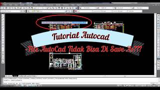 TUTORIAL AUTOCAD Save As Error [upl. by Christenson]