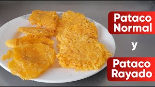 Cómo hacer Patacones o Tostones rayados  Cocinar es gratis [upl. by Dorkas]