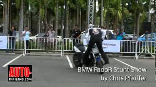 BMW F800R Stunt Show by Chris Pfeiffer [upl. by Glialentn]