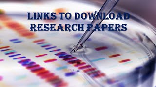 Links to download Research Papers [upl. by Betthel]