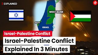 Israel Palestine Conflict 2023 Explained in 3 Minutes  Israel Hamas War [upl. by Leban]