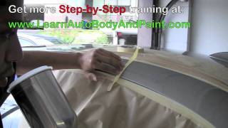 How Do You Blend Paint Jobs on Car Automotive Paint Blending Steps [upl. by Iden]