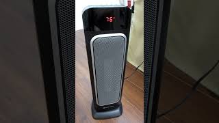 Comfort Zone Digital Tower Heater CZ523RBK Review amp Demo [upl. by Ennyletak]