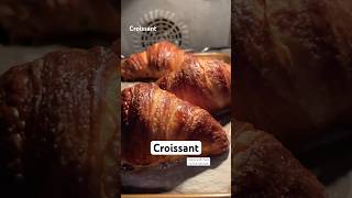 Croissant ❤️❤️ recipe in description ❤️❤️ food croissant pastry asmr baking sourdough [upl. by Enegue]