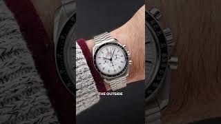 Omega Speedmaster Hesalite vs New White Dial Moonwatch [upl. by Rukna]