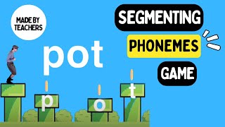 Segmenting Phonemes  Phonemic Awareness Game [upl. by Eibbor191]