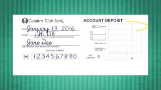 How to Deposit A Check [upl. by Sirej]