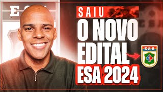 SAIU Novo Edital da ESA  O que você Precisa Saber 🔥 [upl. by Pals739]