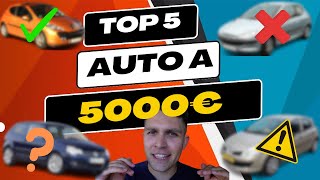 5 AUTO SOTTO 5000€ [upl. by Ardnuasak]