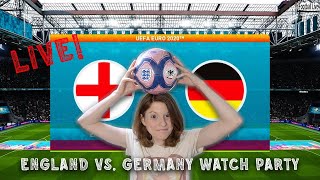 England vs Germany EURO 2020 Watch Party  Live [upl. by Hankins629]