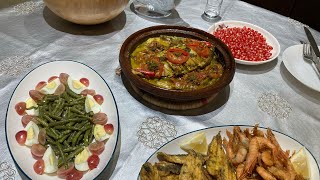 Tajine de poisson et friture [upl. by Ydur]