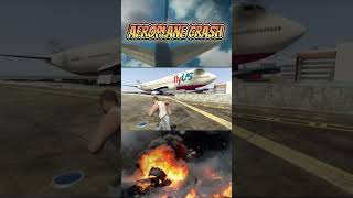 Intense Aeroplane Crash in Indian 3D Gaming [upl. by Buyse]