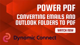 Converting Emails and Outlook folders to PDF [upl. by Atteinotna]