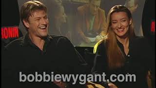 Natascha McElhone amp Sean Bean quotRoninquot 1998  Bobbie Wygant Archive [upl. by Cherida]