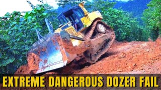 CAT D7R dozer Extreme Working Plantation Road [upl. by Chaffee809]