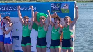 Irish Mens U23 Coxless Four 2022 [upl. by Strade400]