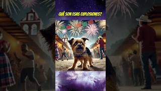 El Perrito con miedo a los fuegos artificiales 🎆 shorts perritos perro mascotas babypet [upl. by Clougher]