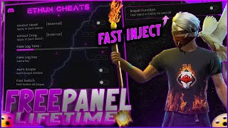 FREE PANEL PC GRATIS OB46  AIMBOT  SNIPER LIFETIME FREE FIRE 🎁 ANTI BAN 100  ETHUN 009 [upl. by Gizela]