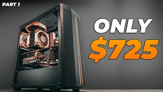 Best Bang For Buck Creator PC for 700  How to build a budget workstation Part 1 [upl. by Ecille]