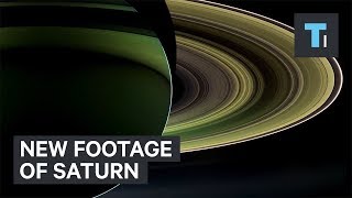 NASA Video Of Saturn With Stunning Real Images From Cassini [upl. by Ginevra]