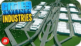 Cities Skylines Industries  HUGE Warehouse Exchange 36 Industries DLC [upl. by Naut]