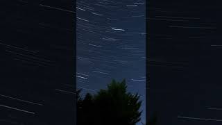 Perseid Meteor Shower Star Trail Test Using GoPro 12 perseidmeteorshower astronomy [upl. by Enilorac]