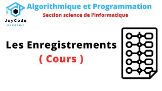 Les enregistrements cours  Section sciences de linformatique  Algorithmique amp python [upl. by Nrubyar]