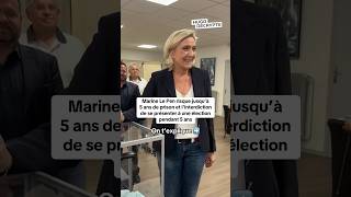 Procès du RN  voici le peine requise par le parquet contre Marine Le Pen [upl. by Anayaran]