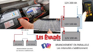 🪫Batteries 12 volt en parallèle pour plus de capacité 35 [upl. by Everrs175]