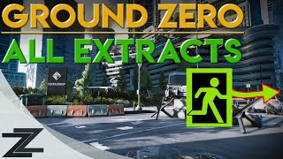 GROUND ZERO  ALL EXTRACT LOCATIONS  Escape From Tarkovs New Location [upl. by Corson]