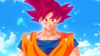 Goku se transforma en SSJ DIOS por primera vez  LA BATALLA DE LOS DIOSES PELICULA  AUDIO LATINO [upl. by Lehcar]