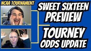 2024 Sweet 16 Preview and Tourney Odds Update  D3 Datacast  Episode 76 [upl. by Clint]