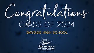 Bayside HS Graduation  Class of 2024 [upl. by Arraes552]