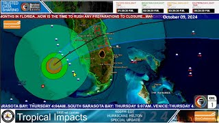 20241009 Special 4PM Update Hurricane Milton CAT3 SISE [upl. by Cogn118]