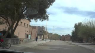 driving through some old neighbourhoods in Zagora Town  South Morocco [upl. by Farant]