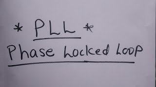 PLL Phase Locked Loop allbasics8998 [upl. by Hurley945]