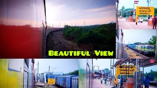 Beautiful View Anakapalle Railway Station Arrival And DepartureItz Vlogger Pintu [upl. by Roose]