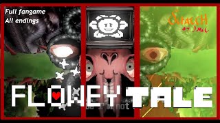 FLOWEYTALE Au Omega Flowey fightAll EndingsEaster eegsNo deaths Scratch [upl. by Hevak]