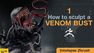 How to make Carnage VENOM LET THERE BE CARNAGE Sculpture Part 2 [upl. by Elletnuahc]