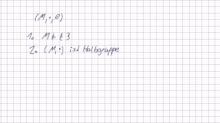 Mathematik für Informatik Studenten 39  Algebraische Grundstrukturen  Monoid [upl. by Henri810]