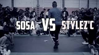 18 DE FINAL MELTINGG BATTLE 2016  SOSA VS STYLEZC  4TH EDITION [upl. by Nichani]