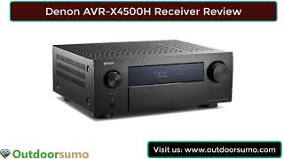 Denon AVR X4500H Receiver High Power 9 2 Channel Amplifier Dolby Surround Sound by outdoorsumo [upl. by Eneluj]