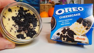 Almondy Oreo Cheesecake Review [upl. by Ennayehc]