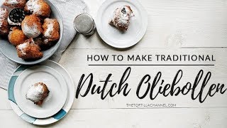 How to make traditional Dutch oliebollen [upl. by Darej179]