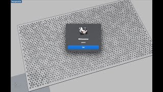 Perforated Facade Panel Automated Randomizer Python Script Rhino3D [upl. by Irme]