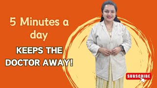 Busy Peoples Guide to Health 5 Minutes a Day Easy Health Tips For Better Health In Hindi [upl. by Rintoul]