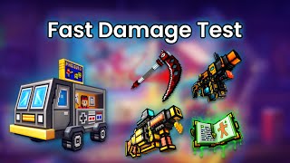 Traders Van  Fast Damage Test  Pixel Gun 3D [upl. by Line]