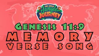 Genesis 119 Memory Verse Song With Lyrics  The Great Jungle Journey VBS [upl. by Halludba]